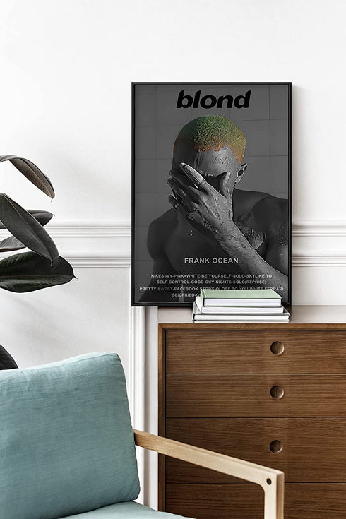 Blonde Music Poster Canvas Wall Art Prints Poster Gifts Photo Picture Painting Posters Room Decor Modern Home Decorative 12x18inch(30x45cm)