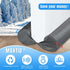 MAXTID Under Door Draft Stopper 32 to 38 Inches Grey Adjustable Door Sound Proof Insulation Door Cold Air Draft Blocker for Noise Light Smell Smoke Draft Guard