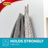Command Large Double Bath Hook, Satin Nickel, 1-Hook, 1-Water-Resistant Strip, Organize Damage-Free