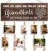 Grandma Gifts Nana Grandma Photo Holder, Gifts for Grandmother Grammy Present from Granddaughter and Grandson, Clips and Twine for Photo Hanging, Grandkids Photo Frame for The Best Grammy Ever Gifts
