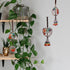 Healing Crystal Hanging Ornaments Tree of Life for Car Hanging Accessories, Party Decor Meditation Decorations, 7-Chakra Stones Tumbled Palm Stones Life Good Luck Home Ornaments (SGK-3 Packs)