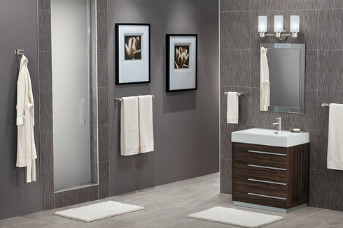 Moen YB0403BN Align Modern Single Robe Hook, Brushed Nickel