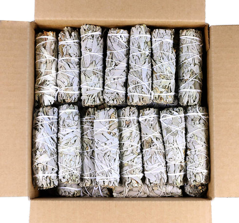 White Sage Smudge Sticks 4 Inch | Organic White Sage Smudging Wands | Bulk Quantities for Home Cleansing, Meditation, & Smudging Rituals | Sustainably Sourced California White Sage (6)