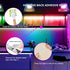 Dalattin Led Lights for Bedroom 50ft , Smart Bluetooth Led Strip Lights That Sync with Music Ambient Lighting for Room, Game, Party (2 Rolls of 25ft)