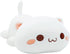 Onsoyours Cute Kitten Plush Toy Stuffed Animal Pet Kitty Soft Anime Cat Plush Pillow for Kids (White A, 12")