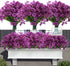 Artificial Flowers Outdoor, 20 Bundles Artificial Plants UV Resistant Fake Plants for Outdoors Outside Front Porch Window Box Hanging Planter Decoration(Purple)
