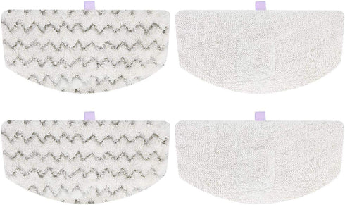 iSingo 4 Pack Bissell Steam Mop Pads Compatible with Bissell PowerFresh 1806 1940 1544 1440 2075A Series, Replacement Part Model #5938#203-2633