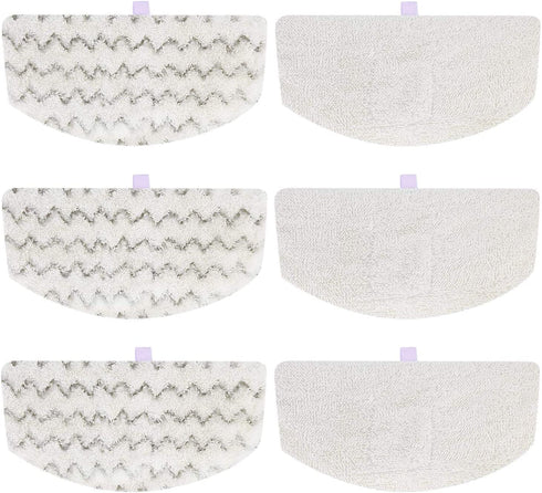 iSingo 6 Pack Bissell Steam Mop Pads Compatible with Bissell PowerFresh 1806 1940 1544 1440 2075A 2685A 1940W,19404 Series, Replacement Part Model #5938#203-2633