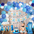 JOYYPOP 1st Birthday Decorations for Boys - Baby 1st Birthday Party Supplies 67PCS with 1st Birthday Baby Crown, ONE Cake Topper, 1st Birthday Highchair Banner Decorations(Blue)