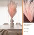 Artificial Faux Pampas Grass Large, 47"/120cm Bundle of 3 Fake Artificial Pampas Grass Decor Tall Fluffy Stems, Floor Vase Filler for Living Room Kitchen Decor Boho Decor Wedding - Champagne