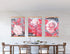FALAMON 2 Pack Magnetic Poster Hanger Frame, 18x24 18x30 18x28 Teak Wood Magnet Poster Frame for Posters, Prints, Photos, Pictures, Maps, Scrolls, and Canvas Artwork