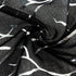 FINECITY Silver and Black Curtains for Living Room - Printed Silver Foil Artistic Tree Branch Sheer Curtains Black 96 Inch Length Privacy Window Curtain Set of 2 Panels, 52 x 96 Inch, Silver Black