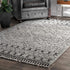 nuLOOM Vasiliki Moroccan Tribal Shag Area Rug, 2' x 3', Grey