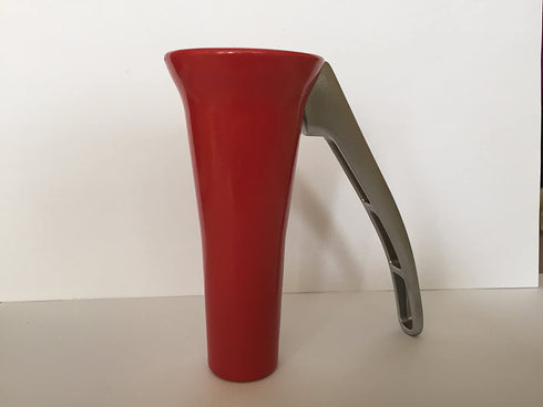 Landtom® Premium Metal Nutcracker, Red, Fulfilled by Amazon