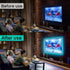 Bason TV Lights Behind, 6.56ft Ambient Light for 32-50inch TV with Upgraded 29 Keys Remote, 3000K Warm White and 6000K Ture White +RGB TV Backlight, USB TV Strip Lights for Gaming Room, HDTV, Monitor