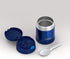 THERMOS FUNTAINER 10 Ounce Stainless Steel Vacuum Insulated Kids Food Jar with Folding Spoon, Navy