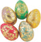 Fun Express Decorative Foil Easter Eggs - Home Decor - 24 Pieces