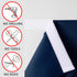 HOMEIDEAS Navy French Door Curtains Blue Privacy Blackout Door Curtains, 26 X 40 Inch Room Darkening Curtains for Glass Door, Thermal Insulated Tie Up Shades Window Curtains for Bedroom, 1 Panel