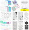 Ultimate Productivity Journal Supplies Kit - 31 Piece Set, Custom-Designed Supplies for Bullet Dotted Journals, Includes Stickers, Stencils, Washi Tapes and Sticky Notes by Sunny Streak