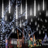 housewife cabinets Meteor Shower Lights,10 Tubes 360 Led 50cm Waterproof Christmas Lights Outdoor, Plug-in Hanging Holiday Fairy String Lights Rain Drop Falling Lights for Xmas Rooftop Patio