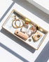 Ceramic Vanity Tray, Candle Tray with White Marble Finish | Jewelry Tray, Jewelry Dish | Marble Tray Decor, Perfume Tray for Dresser | Decorative Tray, Bathroom Tray | Key Tray, Small Tray