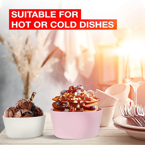Mueller Mixing Bowls, 4-Piece Nesting Bowls Set, Food Prep Bowls, European Made, Microwave and Dishwasher Safe Mixing Bowl Set