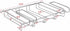 Ybmhome Under The Shelf Mug Cups Wine Glasses Metal Storage Hanging Holder Rack, for Kitchen Pantry Cupboard Chrome 2213 (1)