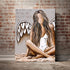 Angels Canvas Wall Art Angel Wall Decor Angel Wings Poster Angel Canvas Art - And In Her I See - Angel Feather Ground Wings Decor Paintings on The Wall Posters for Living Room UNFRAMED 16x24in