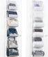 Over The Door Purse Organizer & Storage (2Pack) Handbag Organizer with 6 Easy Access Deep Pockets - Durable Metal Hooks, Handbag Organizer with Clear Pockets -Ideal for Scarf, Umbrella/Accessories Etc