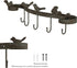 Lavish Home Decorative Birds on Ribbon Cast Iron Shabby Chic Rustic Wall Mount Hooks for Coats, Towels, Hats, Scarves, Jewelry, and More, (L) 19.25?x (W) 3.75?x (H) 6?
