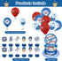 32 Pcs Dodgers Theme Birthday Party Decorations,Party Supply Set for Kids with 1 Happy Birthday Banner Garland , 13 Cupcake Toppers, 18 Balloons for Los Angeles Party Decorations