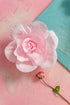 Large Paper Flower Decorations for Wall - White Pink Paper Flowers Wall Decor - Crepe Paper Flowers for Wedding Backdrop,Nursery Wall Decor, Birthday Party Backdrop Decor,Pink White Flowers Set/6