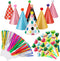 59 Pieces Birthday Party Cone Hats with Colorful Party Blowers and Metallic Fringed Noise Makers Birthday Blowouts Horns Whistles Musical Noisemakers Birthday Party Supplies and Favors for Kids