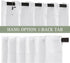 PONY DANCE Sheer White Curtains - Linen Curtains 84 inches Long for Living Room Delicate Back Tab Semi-Sheer Privacy Window Covering for Bedroom, 52" W x 84" L, 2 PCs