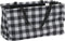 Household Essentials Krush Canvas Utility Tote | Reusable Grocery Bag | Black and White Plaid