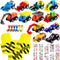 46 Pieces Construction Birthday Party Supplies 12 Construction Party Bags 12 Mini Dump Trucks 12 Truck Stamper 10 Stick-on Easter Tattoos Party Souvenirs for Boys Girls Give Away Classroom Reward