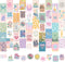 Artivo Danish Pastel Wall Collage Kit for Aesthetic Pictures, Danish Pastel Room Decor, Teen Wall Decor, Girls Room Decor, Pastel Aesthetic Collage Kit