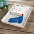 Avant 15" x 10" Plastic Serving Tray | Perfect for Serving Appetizers, Snacks, and Desserts, Creating Charcuterie Trays, Sorting Puzzle Pieces, Crafting and More | Set of 3 White