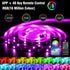 LED Strip Lights, TV LED Lights for 60-75 inch, 16.8FT DIY Timing RGB Led Light Strip with APP Control, Music Sync, USB Powered Tv Led Backlight with Remote for TV, PC, Mirror, Cabinets, etc