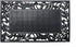 DII Rubber Doormats Collection All Weather, 18x30, Leaf Border
