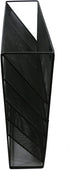 Wall File Mesh Organizer - 5 Pockets - Hanging Letter & Document Holder - Black - for Office and Home