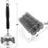 Grill Brush and Scraper Bristle Free Safe BBQ Brush for Grill 18'' Stainless Grill Grate Cleaner - Safe Grill Accessories for Porcelain/Weber Gas/Charcoal Grill Gifts for Grill Wizard