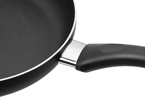 Amazon Basics 3-Piece Non-Stick Frying Pan Set - 8 Inch, 10 Inch, and 12 Inch