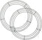 14 Inch Wire Wreath Frame Metal Round Wreath Form Making Rings Green for Christmas New Year Party Home Decoration DIY Macrame Floral Crafts Pack of 2