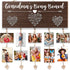 Grandma's Brag Board Mothers Day Gifts Grandma Gifts Picture Frame, Birthday Gifts for Grandma from Granddaughter Grandchildren, Grandkids Photo Holder Nana Gigi Grandmother Gifts Hanging Photo Frame