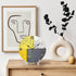 GeTJonesRiGhT Grey and Yellow Decorative Wall Clock, Street Modern Rock Abstract Square-Silent Wall Clock, Best Gift for Loved Ones, Friends, Couples -10 inches