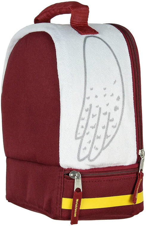 Harry Potter Hedwig the Owl Gryffindor House Dual Compartment Insulated Lunch Box Tote Bag