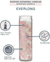 Scented Cathedral Candle by Studio Oh! - 13-Ounce Soy-Blend Wax Pillar Candle in Decorative Glass Container - Everlong - Burns up to 115 Hours