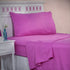 Brushed Microfiber Sheet Set-3 Piece Bed Linens-Fitted & Flat Sheets, Plus Pillowcase-Wrinkle, Stain & Fade Resistant by Lavish Home (Twin XL, Pink)