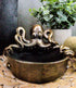 Ebros Marine Sea Monster Kraken Giant Octopus Grasping Basin Ashtray Figurine 5.5" Wide Nautical Ocean Terror Myth Decorative Statue for Cigarettes Coins Knick Knacks Squids Cephalopod Sculpture
